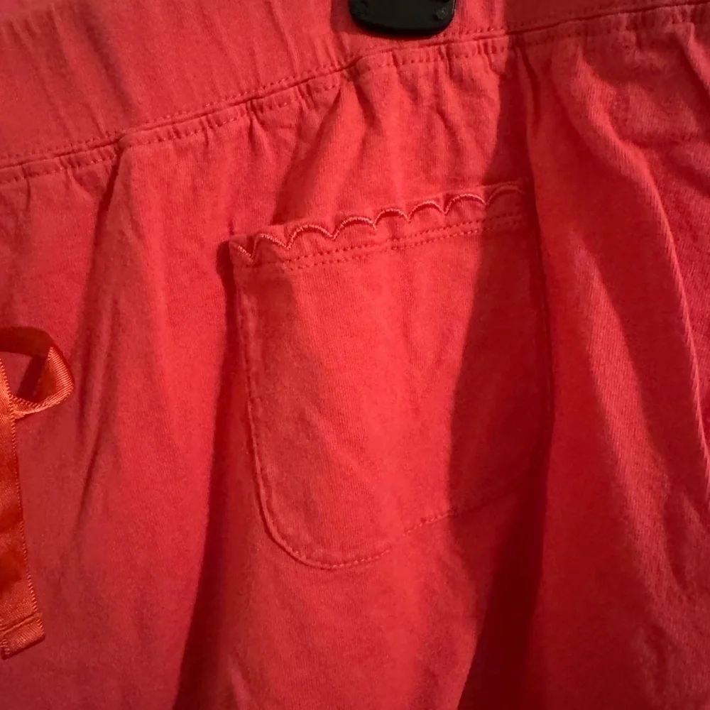 Cacique elastic waist drawstring cotton pajama shorts pocket size 18/20